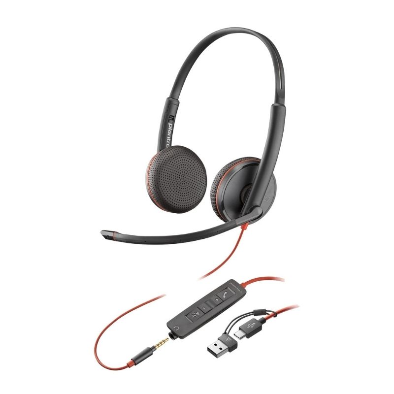 Blackwire 3225 USB-C/A 3,5 mm-Klinke Duo