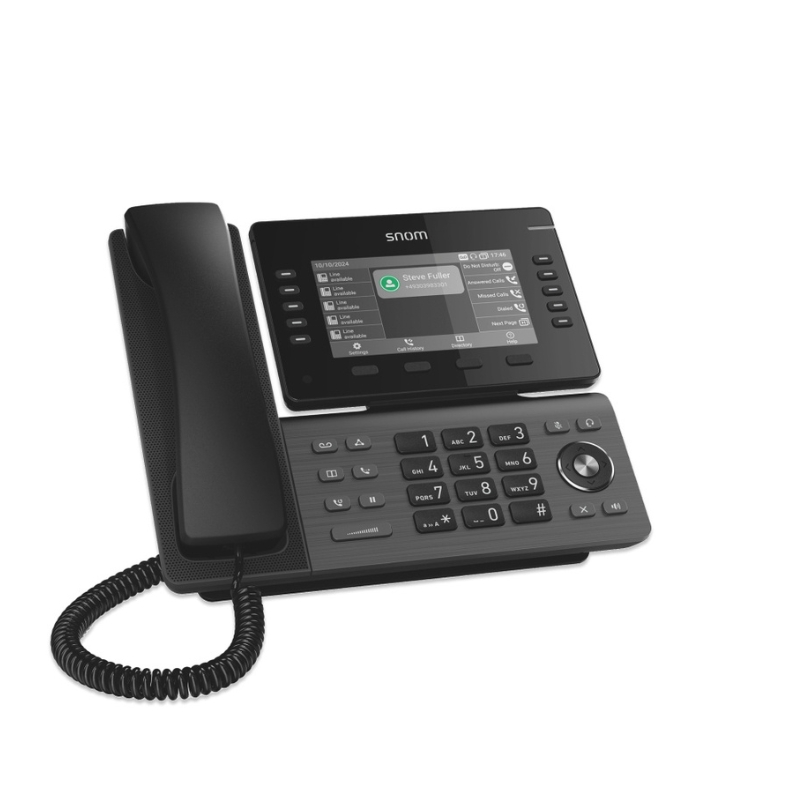 D815W schwarz VoIP Telefon
