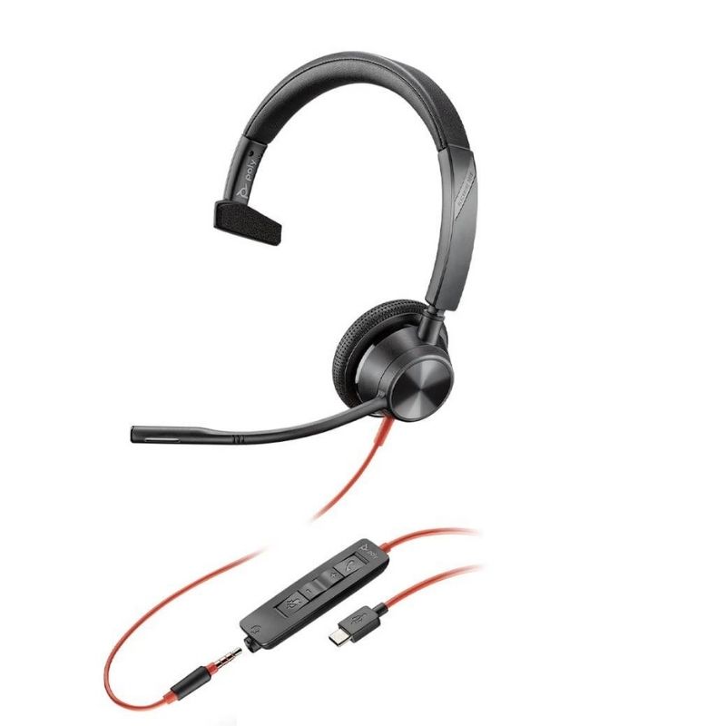 Blackwire 3315-M USB-C mon + 3,5 mm Teams