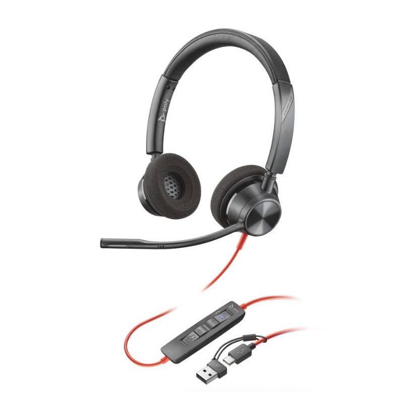 Blackwire 3320-M Stereo USB-C/A Teams