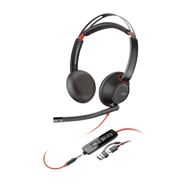 Blackwire C5220 Stereo USB-C/A + 3,5 mm
